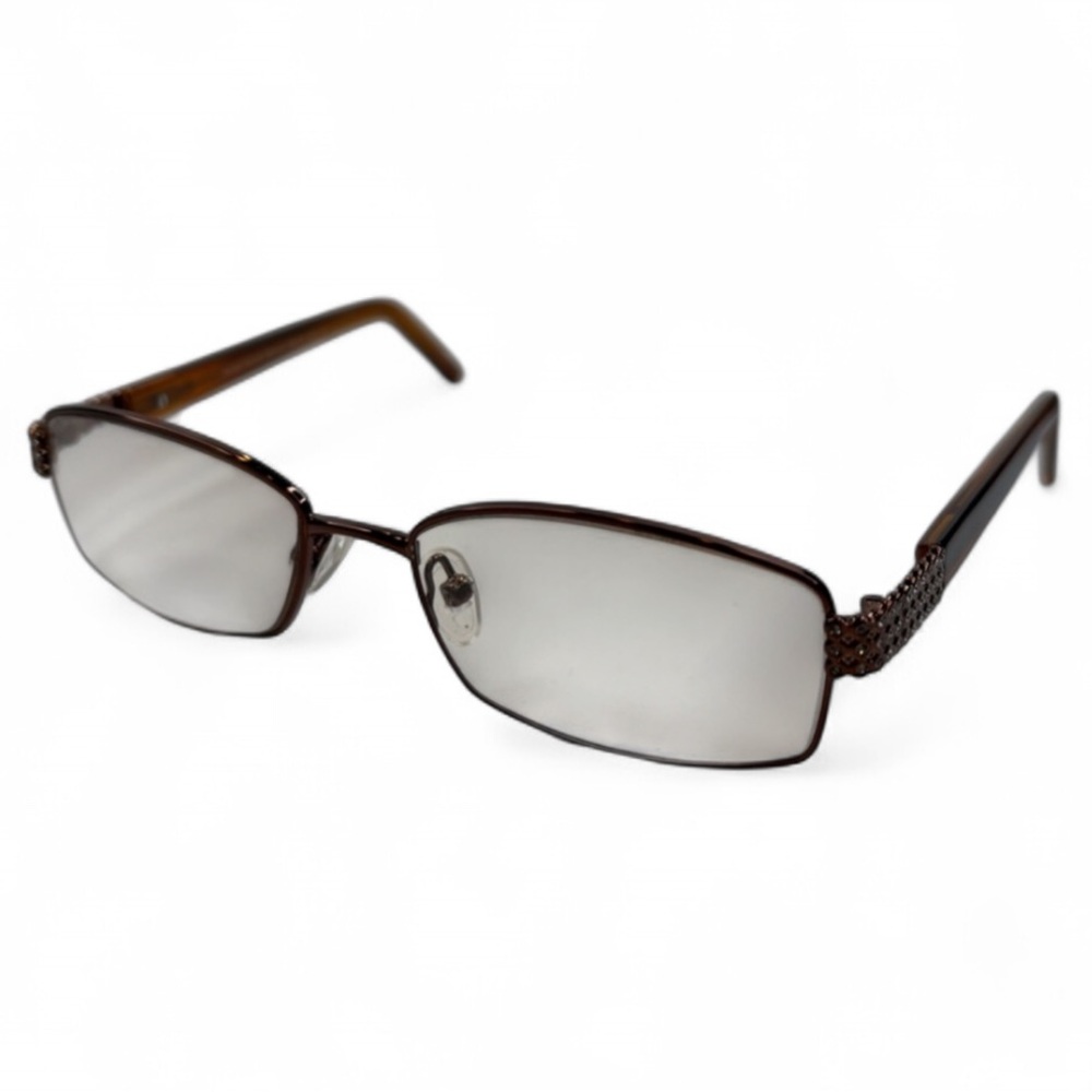 FRAMES ONLY- RUNWAY COUTURE RCE 203 - 52•16•135 BROWN Eyeglasses Frames‎